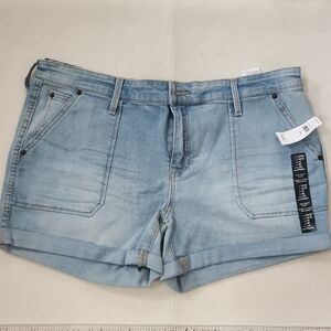 NWT GAP Girlfriend Short Denim Blue Jeans Women's Shorts